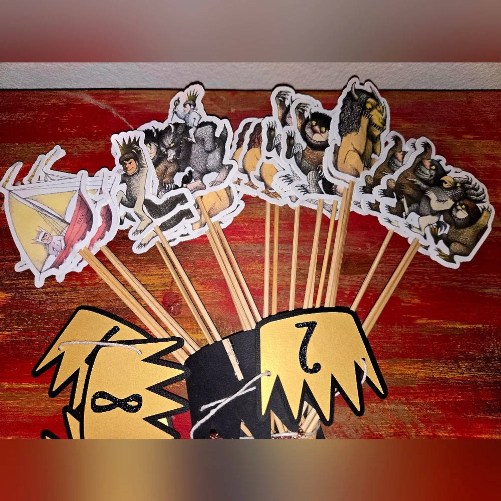 Where The Wild Things Are Cake Toppers and Banner